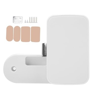 Majatou Bluetooths Cabinet Lock Keyless Smart Drawer Lock with AntiTheft Design Hiddens Installation for Wardrobes Filing Cabinets Remote Access via App RealTime Monitoring AutoLocking