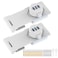 MeBantoo Household Cabinet Password Hasp Locks Cabinet Locks with Combination Door Security Slide Latch for Small Barn Doors Bathroom Outdoor Garden 2 Pack White