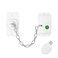 CMINGJ CMNGJ Fingerprint Cabinet Lock Adjustable Smart Child Safety Lock OneTouch Unlock for Drawers Cabinets White Fingerprint Lock with Adjustable Iron Chain