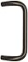 Rockwood BF157314 Aluminum 90Degree Offset Door Pull 1 Diameter x 10 CentertoCenter Through Bolt Mounting for 134 Door Extra Dark Bronze Anodized Finish