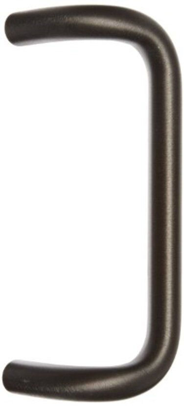 Rockwood BF157314 Aluminum 90Degree Offset Door Pull 1 Diameter x 10 CentertoCenter Through Bolt Mounting for 134 Door Extra Dark Bronze Anodized Finish