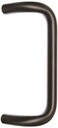 Rockwood BF157314 Aluminum 90Degree Offset Door Pull 1 Diameter x 10 CentertoCenter Through Bolt Mounting for 134 Door Extra Dark Bronze Anodized Finish