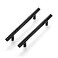 Ravinte 20 Pack 738 Cabinet Pulls Matte Black Stainless Steel Kitchen Cupboard Handles Cabinet Handles 738 Length 5 Hole Center