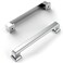Amerdeco 10 Pack Polished Chrome Cabinet Pulls 5 Inch128mm Hole Center Cabinet Hardware Kitchen Cabinet Handles for Bathroom Drawer Pulls Dresser Pulls ZH0001