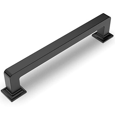 Amerdeco 10 Pack Matte Black Cabinet Pulls 5 Inch128MM Hole Centers Kitchen Cabinet Handles Cabinet Hardware Kitchen Handles for Cabinets Cupboard Handles Drawer Pulls ZH0019
