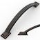 Amerdeco 10 Pack Oil Rubbed Bronze Cabinet Pulls 5 Inch128mm Hole Centers Handles for Kitchen Cabinet Hardware Arch Cabinet Handles for Bathroom Dresser Drawer Handles ZH0016