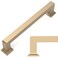 Amerdeco 10 Pack Champagne Bronze Cabinet Pulls 5 Inch128MM Hole Centers Kitchen Cabinet Handles Cabinet Hardware Kitchen Handles for Cabinets Cupboard Handles Drawer Pulls ZH0019