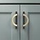 Amerdeco 6 Pack Black Brushed Gold Cabinet Pulls 375 Inch96MM Hole Centers Kitchen Cabinet Handles Hardware Kitchen Handles for Cabinets Cupboard Handles Drawer Pulls