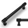 Amerdeco 10 Pack Matte Black Knurled Cabinet Pulls 63 Inch160mm Hole Center Kitchen Cabinet Handles Drawer Pulls Cabinet Hardware ZH0034