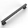 Amerdeco 6 Pack Matte Black Cabinet Pulls 7 Inch Hole Centers Kitchen Cabinet Handles Cabinet Hardware Kitchen Handles for Cabinets Cupboard Handles Drawer Pulls ZH00013