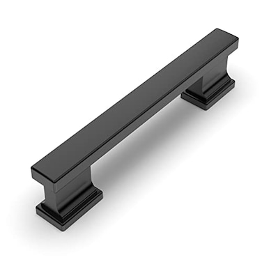 Amerdeco 6 Pack Matte Black Cabinet Pulls 334 Inch96mm Hole Center Drawer Pulls Cabinet Hardware Kitchen Cabinet Handles for Bathroom Dresser Pulls ZH00013New