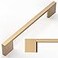 Amerdeco 10 Pack Champagne Bronze Cabinet Pulls 5 Inch128MM Hole Centers Kitchen Cabinet Handles Cabinet Hardware Kitchen Handles for Cabinets Cupboard Handles Drawer Pulls ZH0060