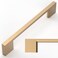 Amerdeco 10 Pack Champagne Bronze Cabinet Pulls 5 Inch128MM Hole Centers Kitchen Cabinet Handles Cabinet Hardware Kitchen Handles for Cabinets Cupboard Handles Drawer Pulls ZH0060