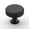Amerdeco 10 Pack Matte Black Knurled Cabinet Knobs Kitchen Cabinet Handles for Drawer Dresser Cupboard and Wardrobe ZH0036