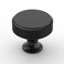Amerdeco 10 Pack Matte Black Knurled Cabinet Knobs Kitchen Cabinet Handles for Drawer Dresser Cupboard and Wardrobe ZH0036