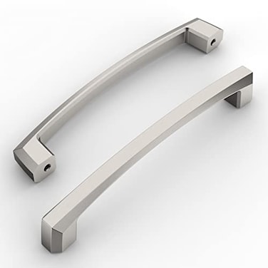 Amerdeco 10 Pack Brushed Satin Nickel Cabinet Pulls 5 Inch128MM Hole Centers Kitchen Cabinet Handles Drawer Pulls ZH0032