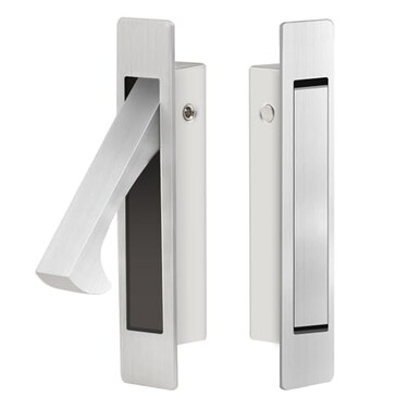 Dontay Pocket Pull Handle Edge Pull Professional Stainless Steel 304 Flush Mount for Sliding Door Satin Nickel 2