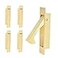 DONTAY PULL 02 Pocket Door Pull Handle Edge Pull Professional Stainless Steel 304 Flush Mount for Sliding Door Satin Brass 5