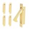 DONTAY PULL 02 Pocket Door Pull Handle Edge Pull Professional Stainless Steel 304 Flush Mount for Sliding Door Satin Brass 5
