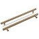 goldenwarm 10 Pack Champagne Bronze Cabinet Pulls Gold Cabinet Handles 10 inch256mm Champagne Drawer Pulls Brushed Bronze Cabinet Pulls Kitchen Bathroom Bedroom Furniture Handles