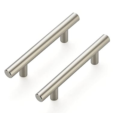 Ravinte 24 Pack 5 inch Kitchen Cabinet Handles Cabinet Pulls Brushed Nickel Stainless Steel Kitchen Drawer Pulls Cupboard Handles 3 Hole Center