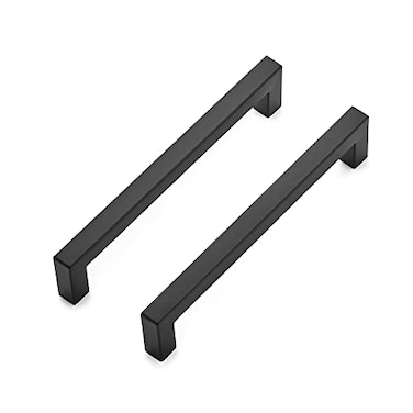 Ravinte 10 Pack 614 Inch Kitchen Square Cabinet Handles Matte Black Pulls Black Drawer Pulls Kitchen Cabinet Hardware Handles