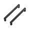 Ravinte 10 Pack 614 Inch Kitchen Square Cabinet Handles Matte Black Pulls Black Drawer Pulls Kitchen Cabinet Hardware Handles