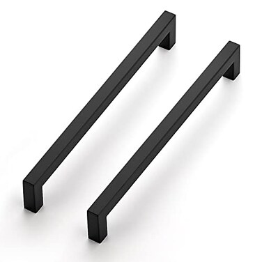 Ravinte 14 Pack 845 Inch Kitchen Square Cabinet Handles Matte Black Cabinet Pulls Black Drawer Pulls Kitchen Cabinet Hardware Handles for Cabinets Cupboard Handles Drawer Handles