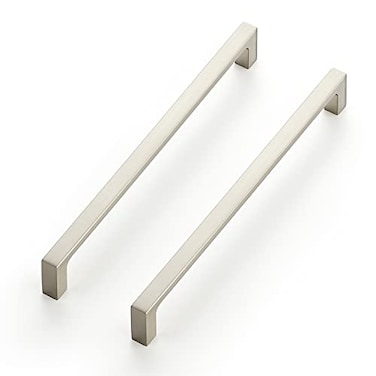 Ravinte 10 Pack Solid 712 Inch Kitchen Square Cabinet Handles Brushed Nickel Pulls Drawer Pulls Cabinet Hardware Kitchen Handles