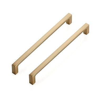 Ravinte 20 Pack Solid 712 Inch Square Kitchen Cabinet Handles Champagne Bronze Cabinet Pulls for Drawer and Cabinet Hardware