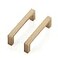 Ravinte 10 Pack Solid 3 Inch Square Cabinet Handles Champagne Bronze Pulls for Drawers and Kitchen Cabinets Hardware Handles