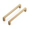 Ravinte 5 Pack Solid 5 Inch Square Cabinet Handles Champagne Bronze Pulls for Drawers and Kitchen Cabinets Hardware Handles
