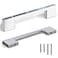 Southern Hills Polished Chrome Cabinet Handles 5Pack 375 Centers Chrome Drawer Pulls Silver Cabinet Handles Modern Cabinet Hardware Kitchen Cabinet Pulls SH322996CHR5