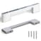 Southern Hills Polished Chrome Cabinet Handles 5Pack 375 Centers Chrome Drawer Pulls Silver Cabinet Handles Modern Cabinet Hardware Kitchen Cabinet Pulls SH322996CHR5