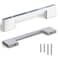 Southern Hills Polished Chrome Cabinet Handles 5Pack 375 Centers Chrome Drawer Pulls Silver Cabinet Handles Modern Cabinet Hardware Kitchen Cabinet Pulls SH322996CHR5
