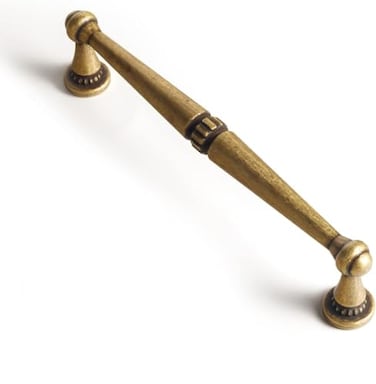 Goo-Ki GooKi 6 Pack Cabinet Handles Antique Brass Drawer Pulls Zinc Alloy Kitchen Hardware 504 Inch cc Vintage Brass Bar Cabinet Pulls Dresser Handles