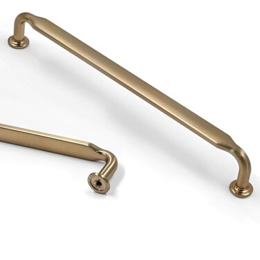 Asidrama 10 Pack 10 Inch254mm Champagne Bronze Kitchen Cabinet Handles Cabinet Pulls Kitchen Cabinet Hardware for Cupboard Drawer Pulls