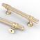Asidrama 10 Pack 375 Inch96mm Knurled Brushed Brass Kitchen Cabinet Handles Glod Cabinet Pulls Kitchen Cabinet Hardware Cupboard Handles Drawer Pulls