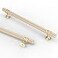 Asidrama 10 Pack 75 Inch192mm Knurled Brushed Brass Kitchen Cabinet Handles Glod Cabinet Pulls Kitchen Cabinet Hardware Cupboard Handles Drawer Pulls