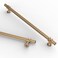 Asidrama 6 Pack 10 Inch254mm Knurled Champagne Bronze Kitchen Cabinet Handles Cabinet Pulls Kitchen Cabinet Hardware Cupboard Handles Drawer Pulls