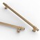 Asidrama 6 Pack 10 Inch254mm Knurled Champagne Bronze Kitchen Cabinet Handles Cabinet Pulls Kitchen Cabinet Hardware Cupboard Handles Drawer Pulls