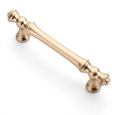 Asidrama 10 Pack 375 Inch96mm Brushed Brass Kitchen Cabinet Handles Gold Cabinet Pulls Kitchen Cabinet Hardware for Cupboard Drawer Pulls