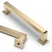 Asidrama 10 Pack 5 Inch128mm Brushed Brass Kitchen Cabinet Handles Gold Cabinet Pulls Kitchen Cabinet Hardware Cupboard Handles Drawer Pulls