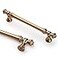 Asidrama 10 Pack 5 Inch128mm Champagne Bronze Kitchen Cabinet HandlesBrushed Brass Cabinet Pulls Kitchen Cabinet Hardware for Cupboard Gold Drawer Pulls