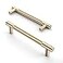 Asidrama 10 Pack 5 Inch128mm Gold Cabinet Pulls Knurled Cabinet Handles Cupboard Handles Kitchen Cabinet Hardware for Cupboard Drawer Pulls