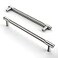Asidrama 10 Pack 75 Inch192mm Brushed Satin Nickel Cabinet Pulls Knurled Cabinet Handles Cupboard Handles Kitchen Cabinet Hardware for Cupboard Drawer Pulls