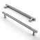 Asidrama 10 Pack 75 Inch192mm Brushed Satin Nickel Cabinet Pulls Knurled Cabinet Handles Cupboard Handles Kitchen Cabinet Hardware for Cupboard Drawer Pulls