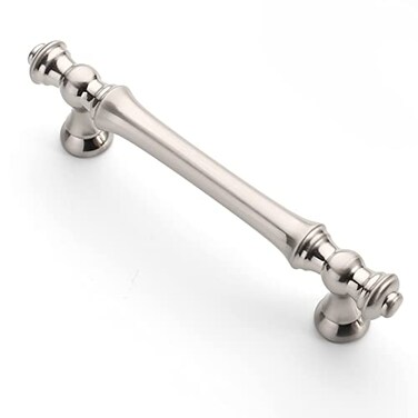 Asidrama 6 Pack 375 Inch96mm Brushed Satin Nickel Kitchen Cabinet Handles Cabinet Pulls Kitchen Cabinet Hardware for Cupboard Drawer Pulls