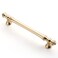 Asidrama 6 Pack 5 Inch128mm Brushed Brass Kitchen Cabinet Handles Gold Cabinet Pulls Kitchen Cabinet Hardware for Cupboard Drawer Pulls