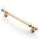 Asidrama 6 Pack 5 Inch128mm Brushed Brass Kitchen Cabinet Handles Gold Cabinet Pulls Kitchen Cabinet Hardware for Cupboard Drawer Pulls